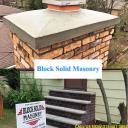 Residential Chimney Repair with Block Solid logo